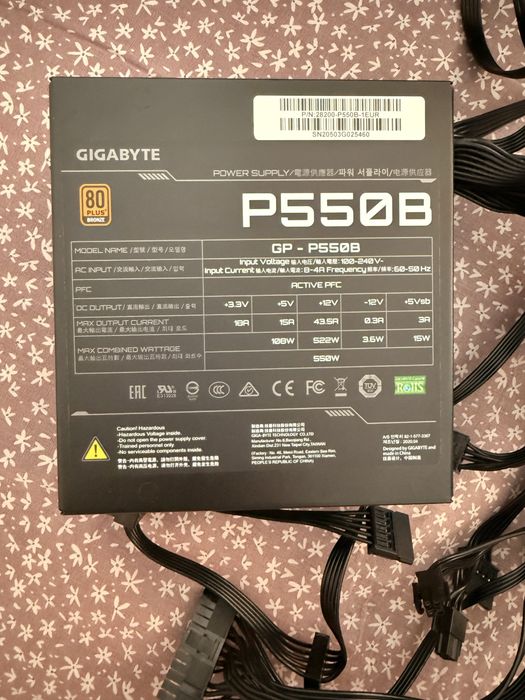 Захранване Gigabyte-P550B