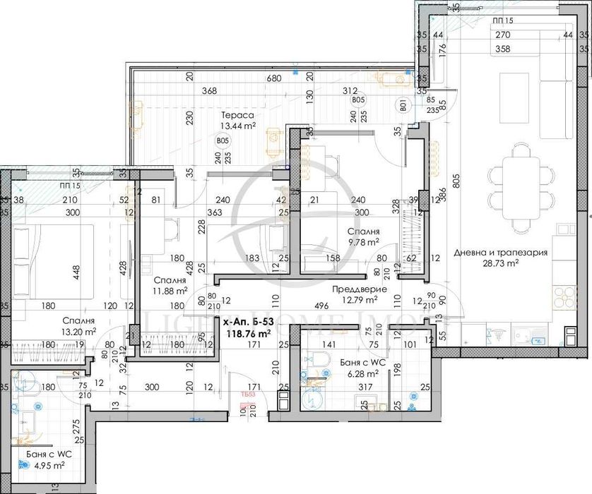 Продава се Четиристаен апартамент в Пловдив, Кючук Париж - 145 кв.м за 885 €/кв.м - Снимка #2
