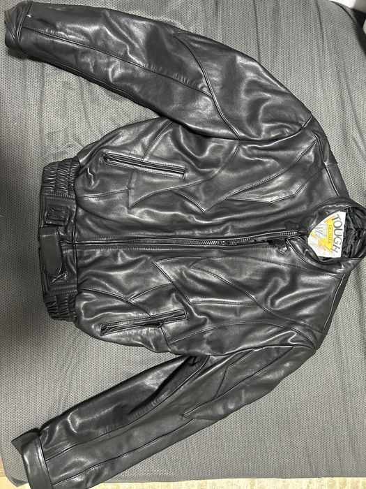 Geaca din piele TOUGH  100% naturala Moto