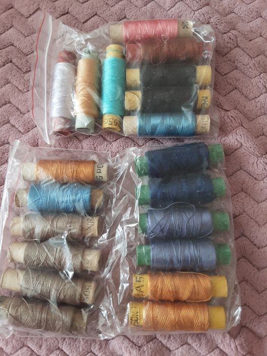 Нитки люрекс, мулине