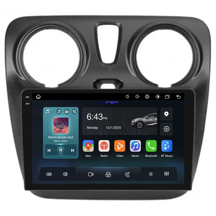 Navigatie Dedicata Dacia Dokker/Lodgy (2012-2020), 9Inch,WiFi, Carplay
