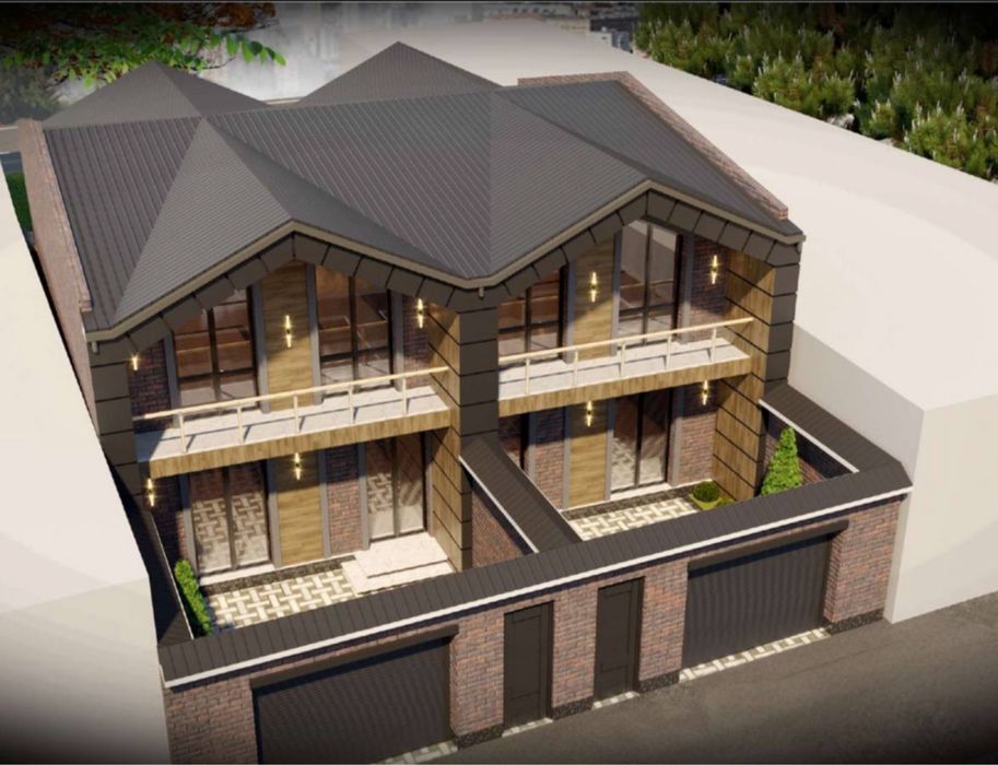 Венгерская коттеджи кирпич 2 этажа 1.5 сотки