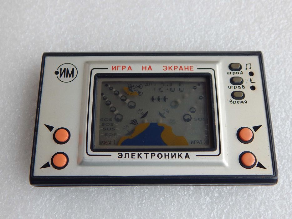 Ретро Игра Руска Електроника Падащи Метероиди