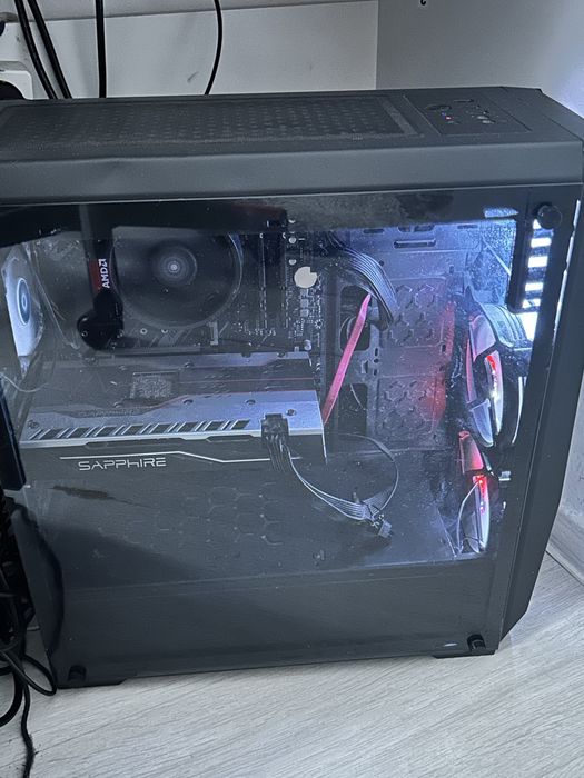 PC Gaming 5600X + Scaun gaming myria + RX 580 8GB + Monitor 180Hz