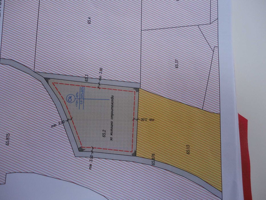 Продава се Парцел в Перник, Промишлена зона - 2794 кв.м за 24 €/кв.м - Снимка #3