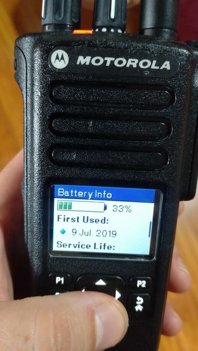 2 Acumulatori, baterie statie Original radio Motorola, IMPRES aproape