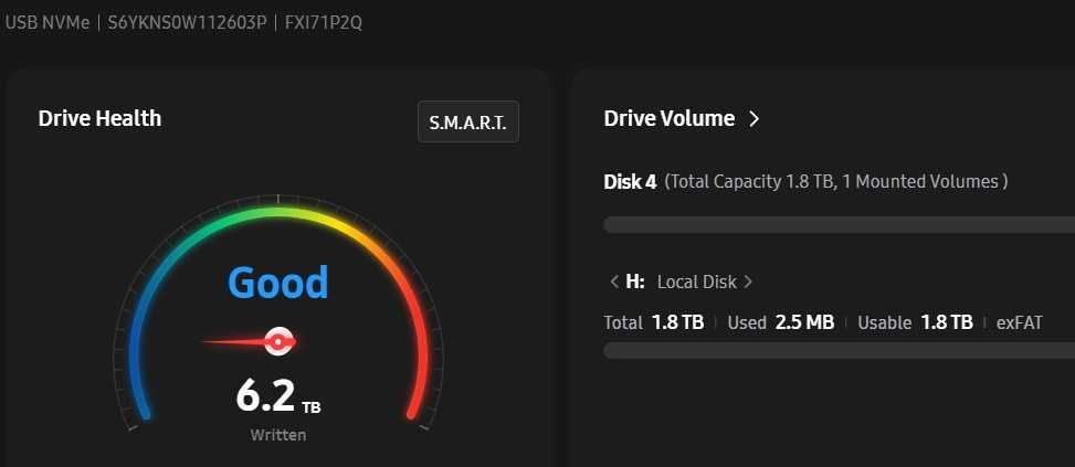 SSD Extern Samsung T7 2TB USB-C 1050MB/s