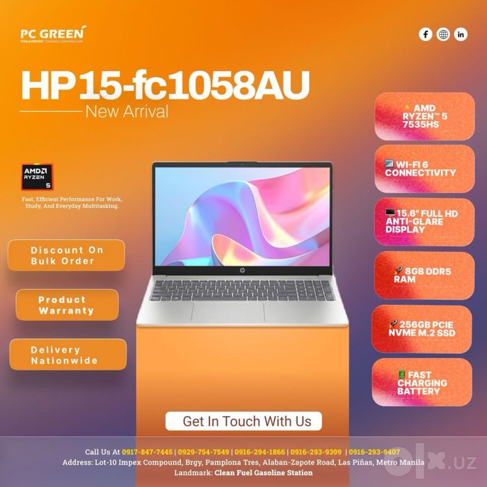 Notebook HP 15-fc1058AU