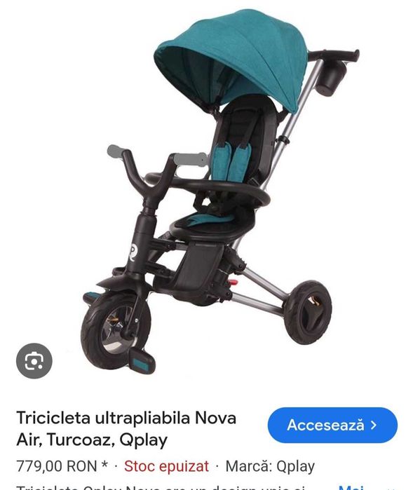 Tricicleta qplay nova