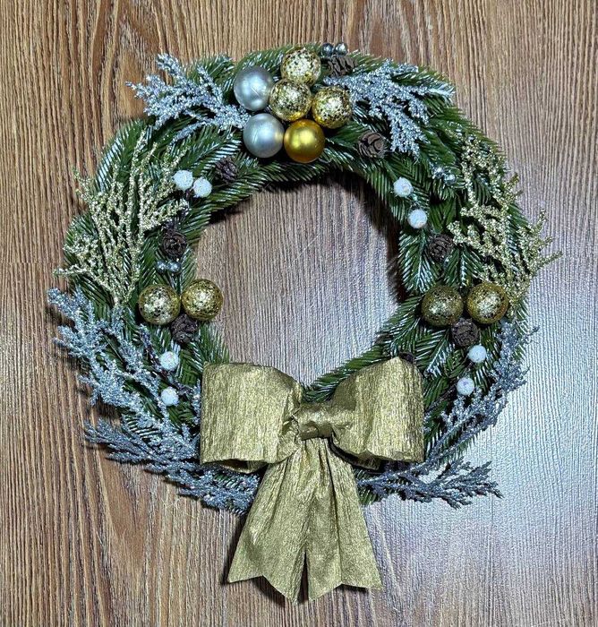 Новогодний венок 35 см
