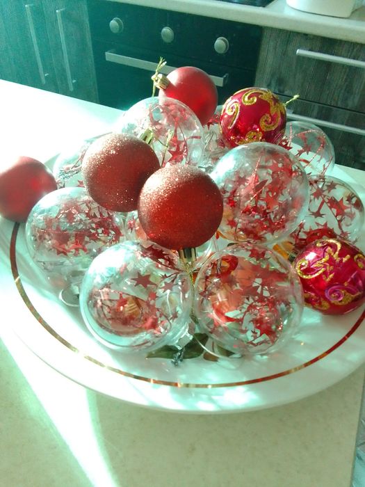 Шары новогодние для Елки
