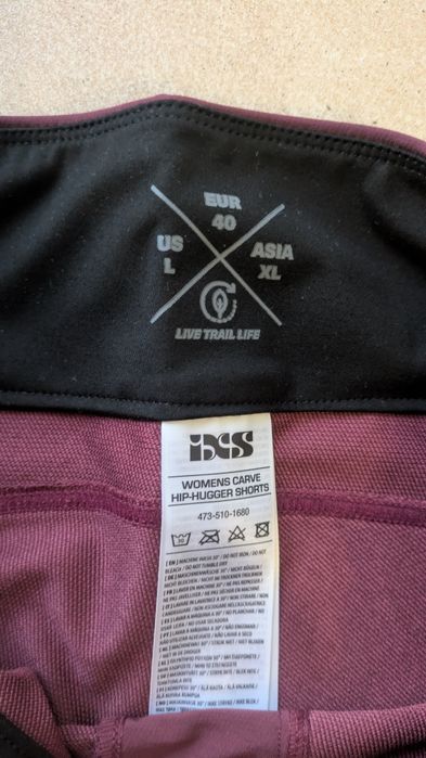 Pantaloni Scurți MTB/Outdoor iXS Flow – Damă – Noi cu etichetă – Suste