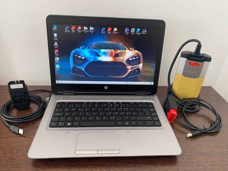 Pachet Diagnoza Laptop DELPHI Gold 2021 RO + VCDS VAG HEX V2 25.3 NOU