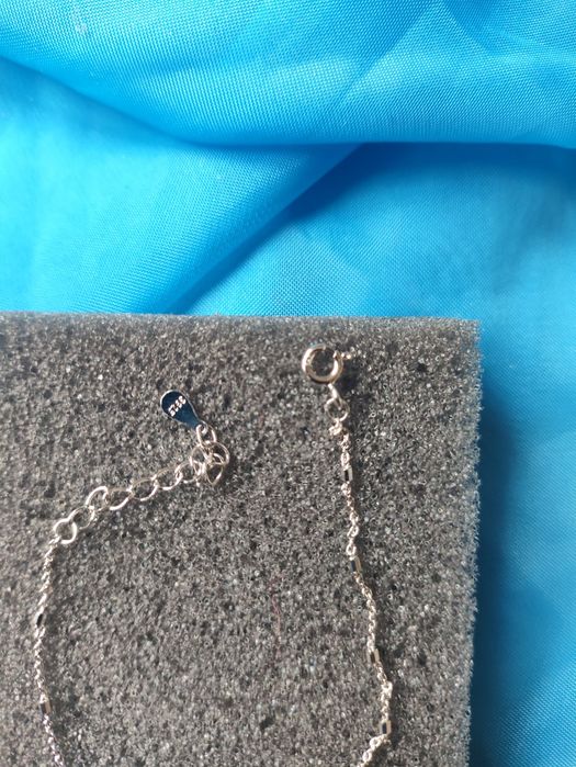 Сребърна гривна мини