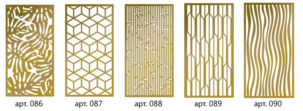 Dekor panellar, 3D elementlar, radiator panjaralari  ishlab chiqaramiz