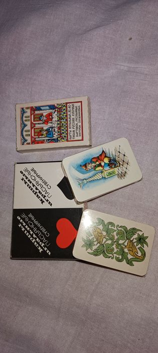 Советские новые сувенирные карты в упаковке