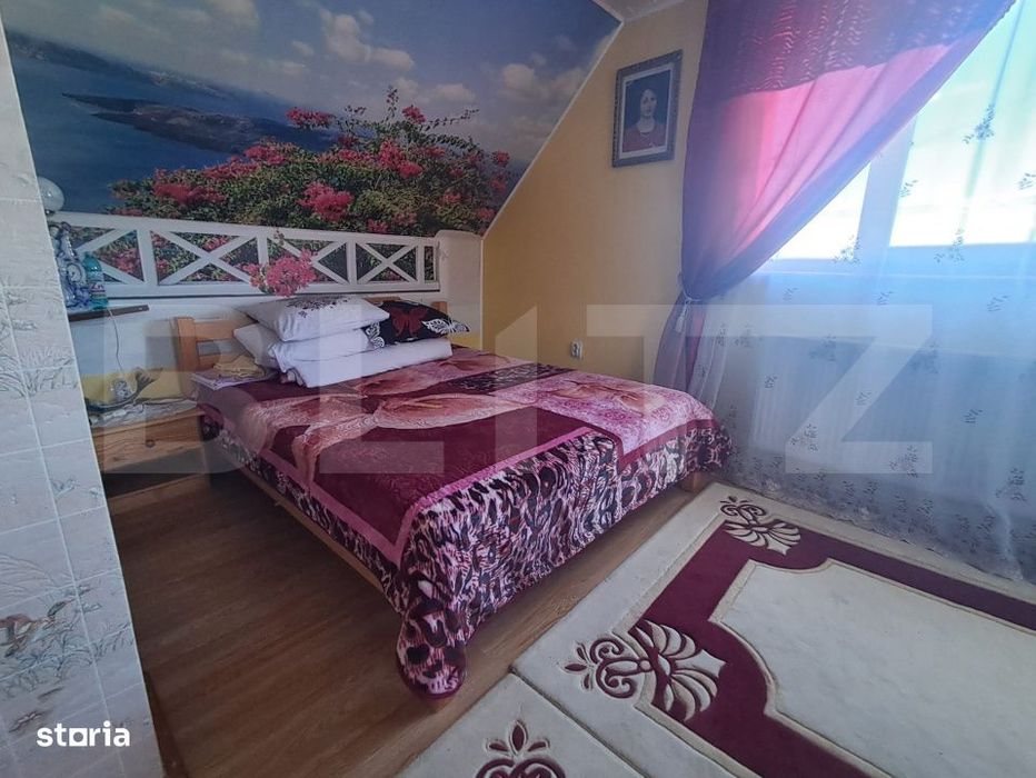 Casa individuala P+1, 180 mp, teren 1.050 mp si livada, zona Dumbravio