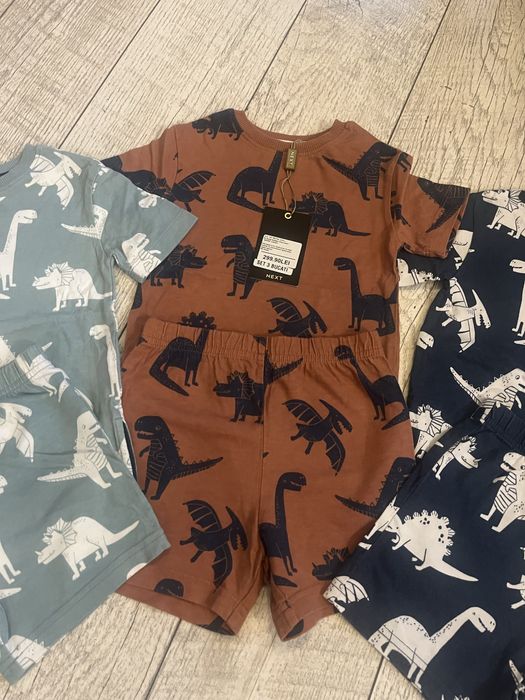 Set 3 Pijamale NEXT noi cu etichete pentru 18-24 luni