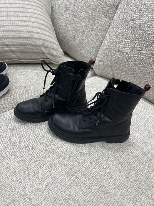 Осенние ботинки для девочек, бренд Geox, размер 33