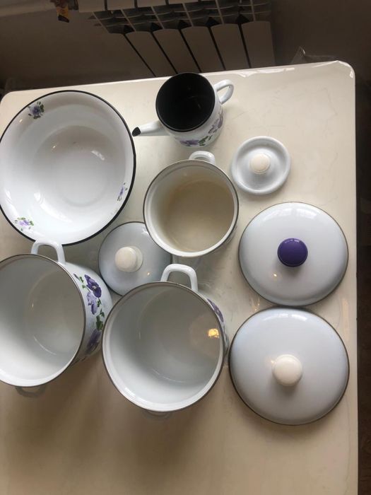 Посуда эмалированная