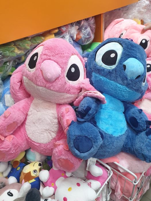 ПРОМО! Голям плюшен Стич 65см/50см плюшена играчка Лило и Стич