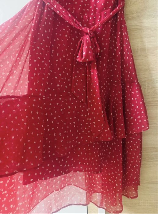 Rochie rosie de vara