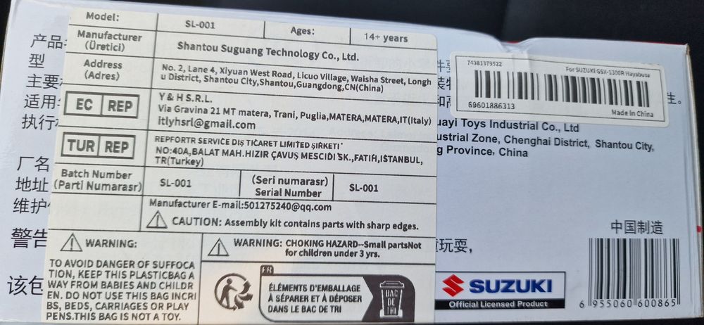 Suzuki Hayabusa Gen 3