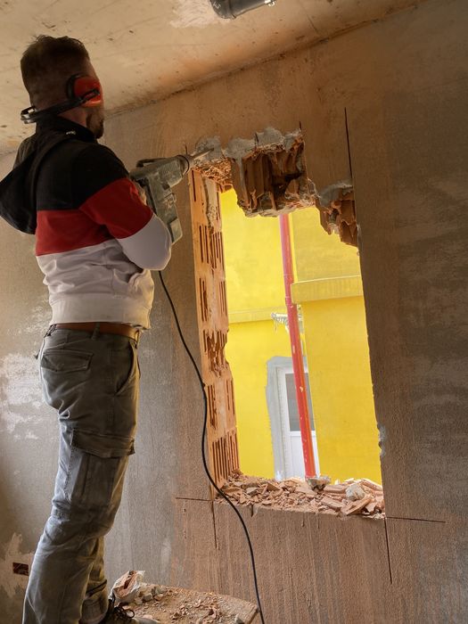 Tăiere beton trasee electrice/sanitare