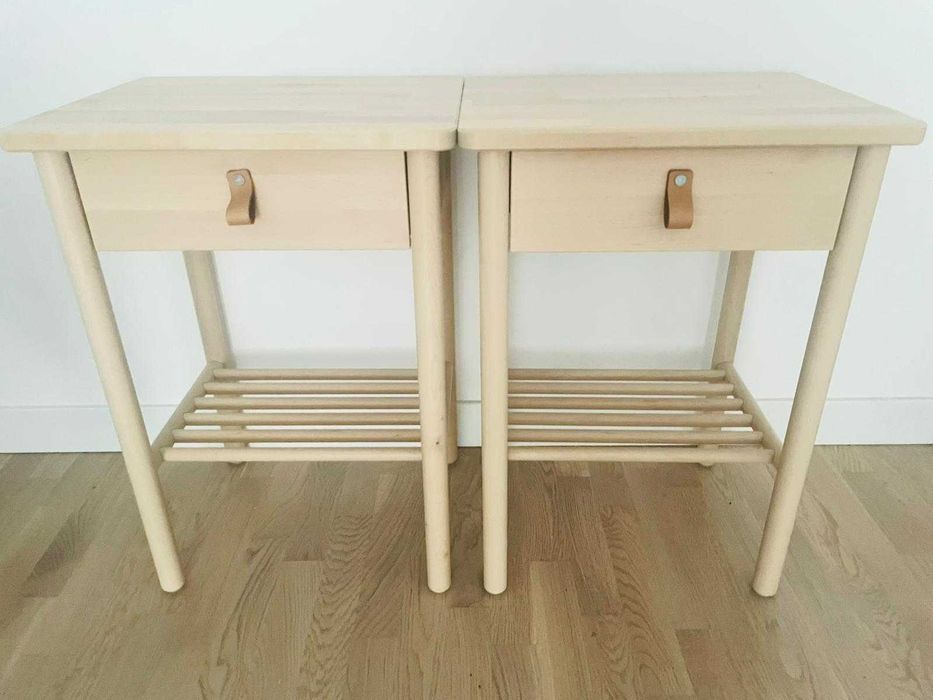 Vand 2 noptiere lemn masiv