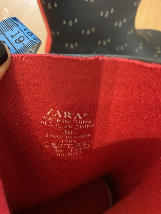Cizme de cauciuc Zara pentru fetite