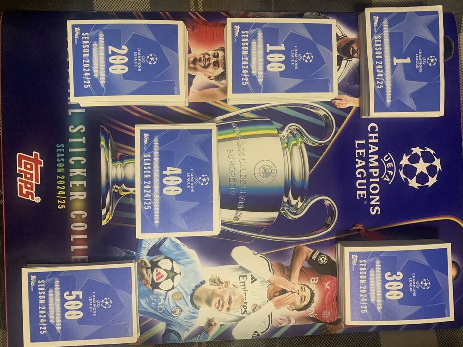 Албум Шампионска лига 2024-2025 с всички стикери
