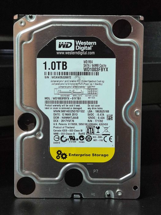 Жесткий диск Western Digital HDD 1TB