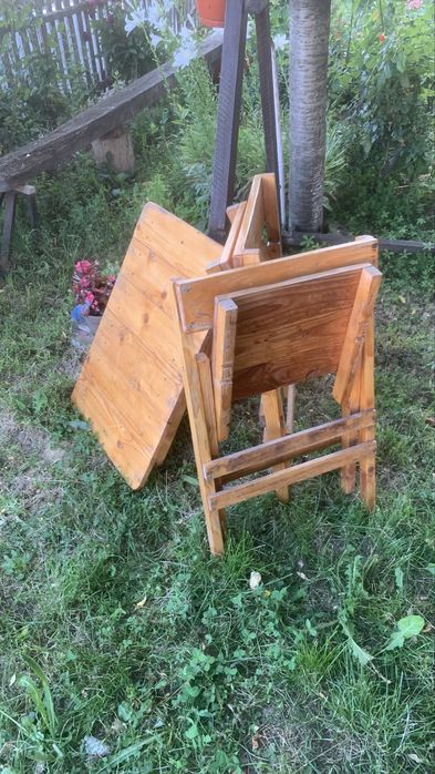 Set masa + 2 scaune pliabile gradina , balcon