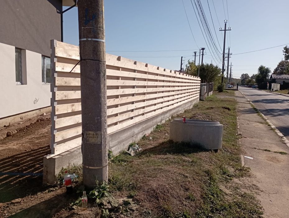 Garduri din panouri tip jaluzea,sipca metalică, plasa bordurata, tabla