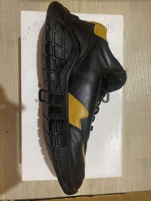 Кожаные мужские кроссовки