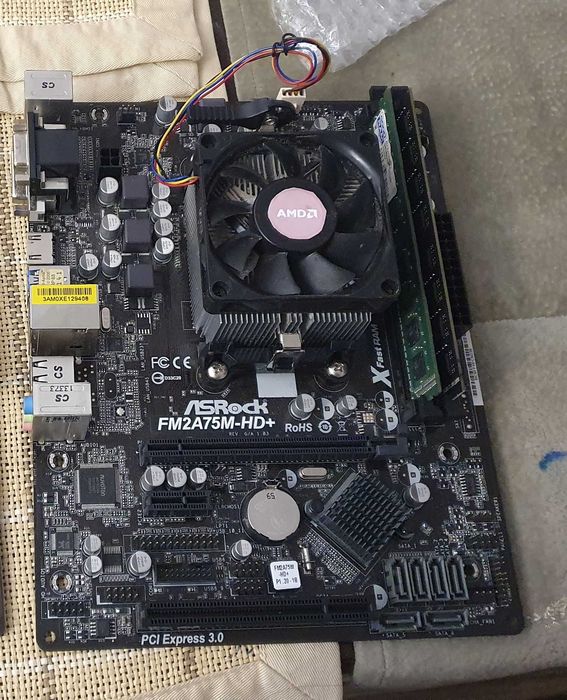 kit amd a8 6600k + placa de baza + cooler + 12gb ram