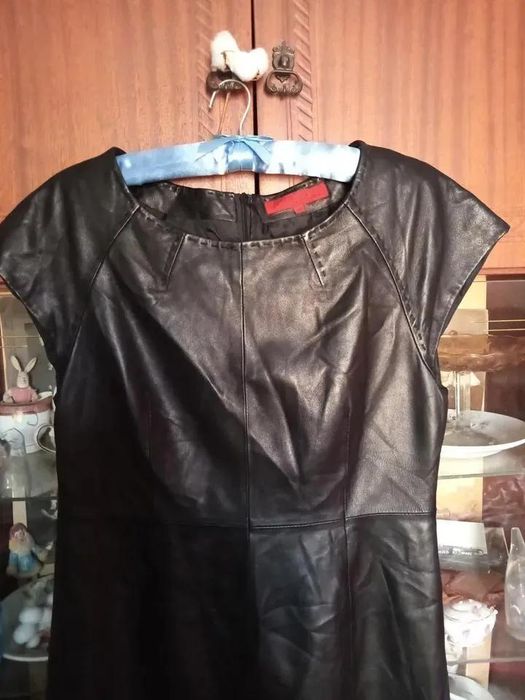 Платье кожаное германия