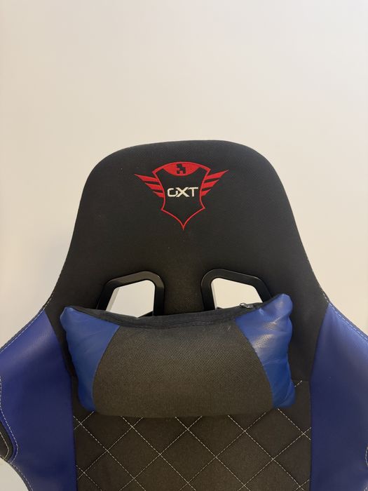 Scaun gaming Trust GXT, negru/albastru, stare foarte bună – 450 lei negociabil