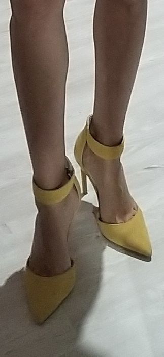 Дамски летни обувки от естествен велур, номер 37