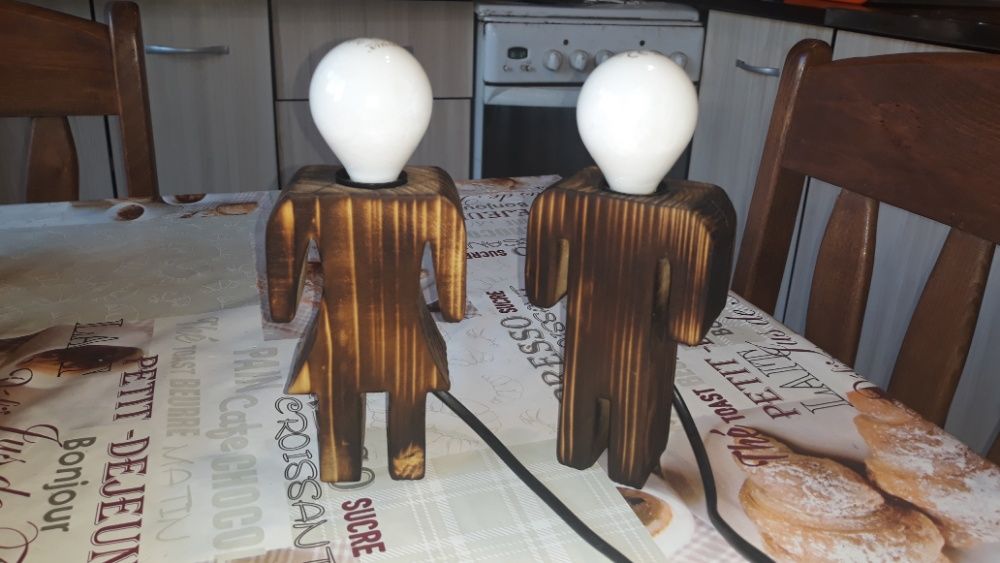 Ръчно изработени нощни лампи с уникален дизайн