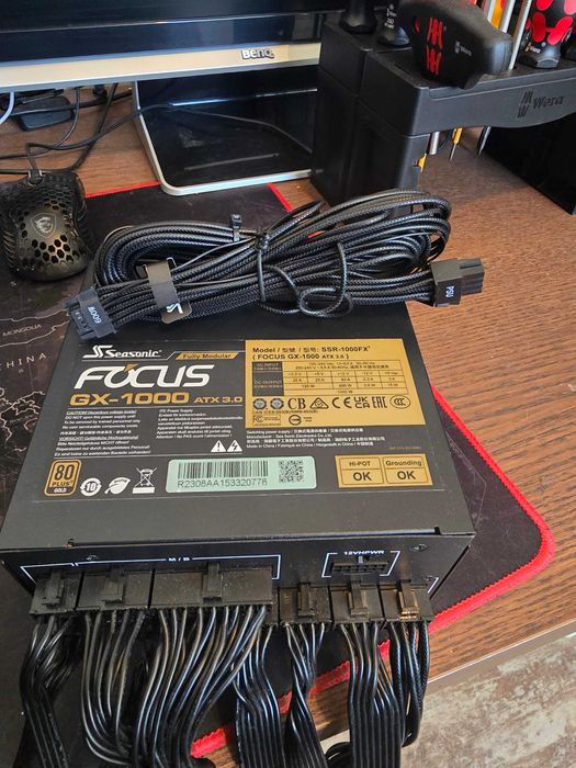 Seasonic Focus GX-1000 2024, 80+ Gold, 1000W