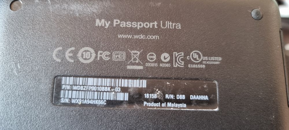 WD Western Digital My Passport 2.5 1TB