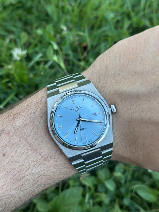 Vand ceas Tissot Prx cadran 40mm Ice blue