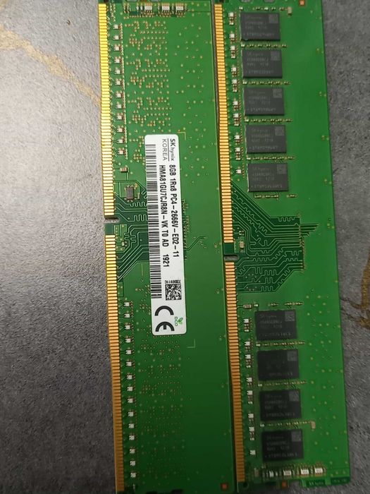 16GB(2x8) Небуферирана ECC RAM 2666Mhz