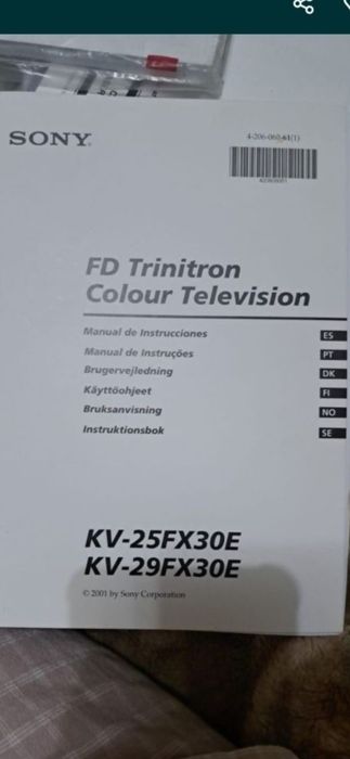 Телевизор Sony Trinitron и дуэт DVD/VHS Sony