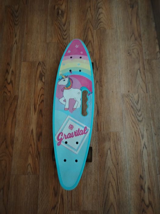 Скейт детский единорожек