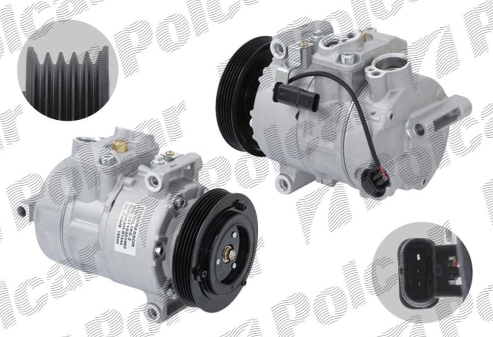Compresor AC, aer conditionat Mercedes Clasa A 2012-2019, Clasa B 2011-2013, 2.1 CDI, 1.8 CDI, de tip Denso, mufa: 12,9, OE 0038304160, Th-Series