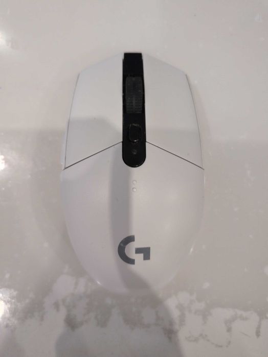 Logitech G305 Lightspeed безжична мишка, бяла, с USB приемник
