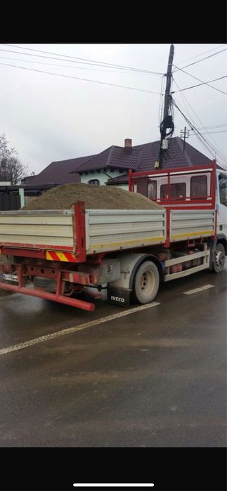 Transport nisip/ balastru/material lemnos/ pamant