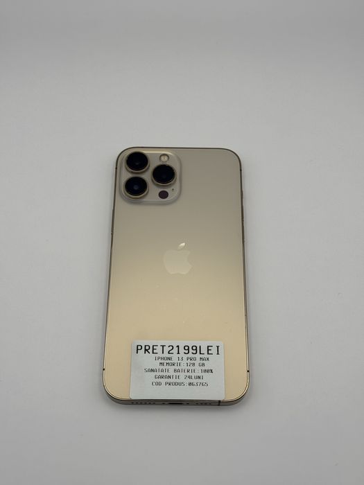 MAGAZIN: Iphone 13 Pro Max|  Full Box | 128 GB | Gold |  Garantie 24 luni